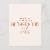 Niet zo goed als moederschap briefkaart (Voorkant)