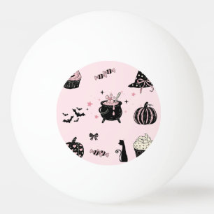 Niet zo griezelige Pinkoween Pingpongballen
