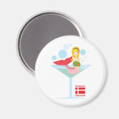 niet-zo-kleine zeemeermin magneet (Voorkant / Achterkant)