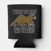 Niet zoals de otters blikjeskoeler (Achterkant)