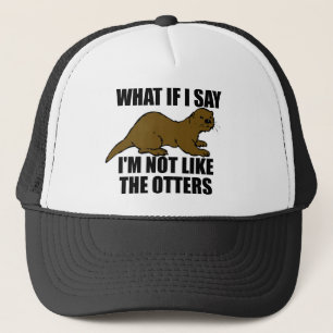 Niet zoals de otters trucker pet