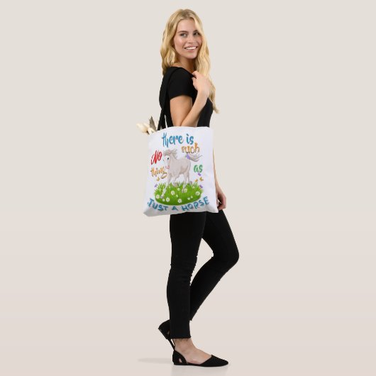 NIET zoiets als gewoon een PAARD Tote Bag (Op model)
