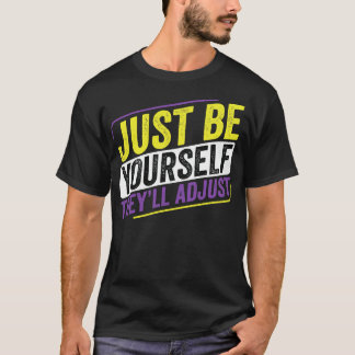 NietBinary Be YoursZe passen LGBT Enby niet-binair T-shirt