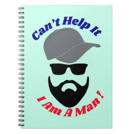 Niets aan te doen, ik ben een man! notitieboek