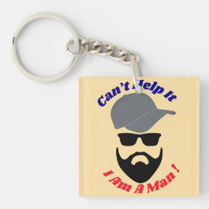 Niets aan te doen, ik ben een man! sleutelhanger