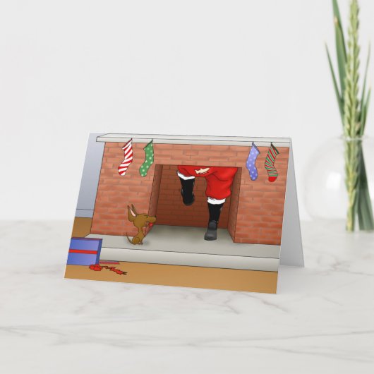 Niets anders dan een Chihuahua Kerstmis Feestdagen Kaart (Voorkant)