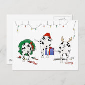 Niets anders dan een Dalmatische kerst Feestdagenkaart (Voorkant / Achterkant)