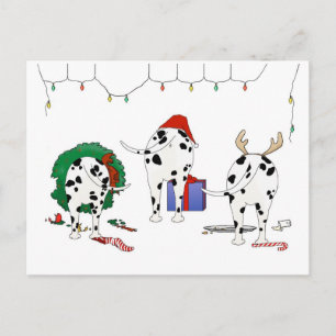 Niets anders dan een Dalmatische kerst Feestdagenkaart