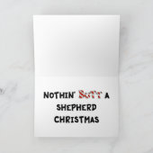 Niets anders dan een Duitse herder Kerstmis Feestdagen Kaart (Binnen)