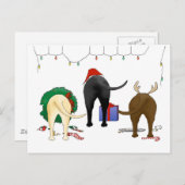 Niets anders dan een kerstlab feestdagenkaart (Voorkant / Achterkant)