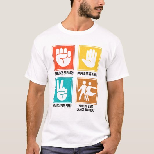 Niets beats Dance Teacher Choreographer Instructio T-shirt (Voorkant)