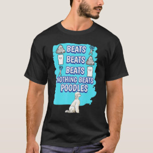 Niets Beats Poodles Rock Paper Schaar Game Poo T-shirt