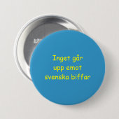 Niets beats Zweeds rundvlees: Button (Lg) (Voorkant /achterkant)