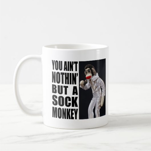 Niets behalve een aap Mok (Links)