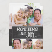 Niets behalve Joy Feestdagenkaart (Voorkant / Achterkant)