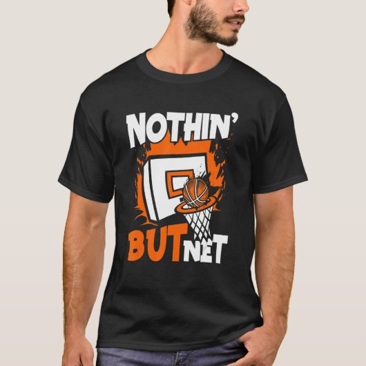 Niets behalve Net Pro Player Professional Basketba T-shirt (Voorkant)