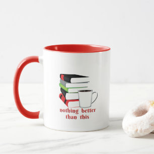 Niets beters dan deze boekenkoffie mok