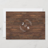 Niets bijzonders, gewoon een liefdes elopement Wes Save The Date (Achterkant)