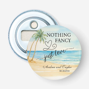 Niets bijzonders, gewoon lief elegante huwelijksgu button flesopener