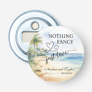 Niets bijzonders, gewoon lief elegante huwelijksgu button flesopener
