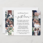 Niets bijzonders gewoon liefde 7 foto's huwelijksf kaart (Voorkant)