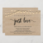 Niets bijzonders, gewoon liefde, Elopement met sli Kaart (Voorkant / Achterkant)