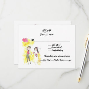 Niets bijzonders, gewoon Liefde en een open bar RSVP Kaartje