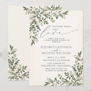 Niets bijzonders, gewoon liefde Eucalyptus Casual Kaart