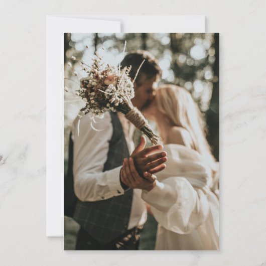 Niets bijzonders, gewoon liefde Eucalyptus Informe Kaart (Achterkant)