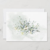 Niets bijzonders, gewoon liefde groene elopement u save the date (Achterkant)