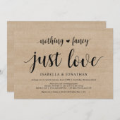 Niets bijzonders, gewoon liefde, hout, weggelopen  kaart (Voorkant / Achterkant)