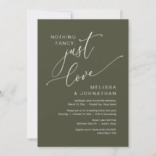 Niets bijzonders, gewoon liefde, trouw elopement kaart