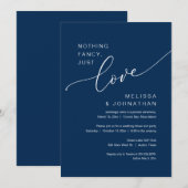 Niets bijzonders, gewoon liefde, trouwfeest kaart (Voorkant / Achterkant)