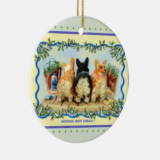 Niets Butt Corgis! Ornament (Rechts)