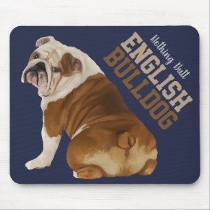 Niets Butt English Bulldog Mousepad Muismat