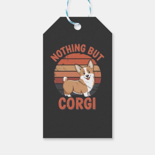 Niets Dan Corgi Cadeaulabel (Voorkant)