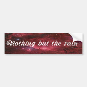 Niets dan de regen bumpersticker