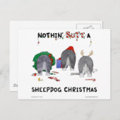 Niets dan een herdershond Kerstmis Feestdagenkaart (Voorkant / Achterkant)