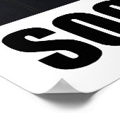 Niets dan een Sock Monkey-Poster Poster (Hoek)