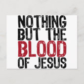 Niets dan het bloed briefkaart (Voorkant)