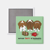 Niets dan sint-bernards magneet (Voorkant / Achterkant)