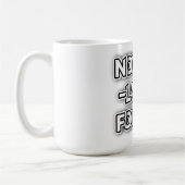 Niets duurt eeuwig  Classic Black Koffiemok (Links)