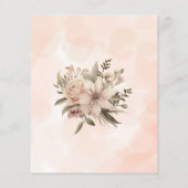 Niets Fancy Alleen Liefde Uitnodiging Flyer (Achterkant)