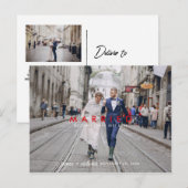 Niets Fancy gewoon liefde | Aankondiging huwelijk (Voorkant / Achterkant)