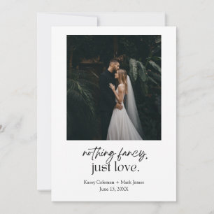 Niets Fancy, gewoon Liefde Elopement Aankondiging