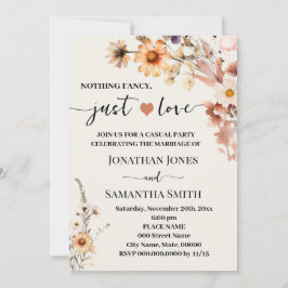Niets Fancy Gewoon Liefde Elopement Herfst Wildblo Kaart