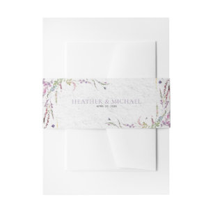Niets Fancy gewoon Liefde Floral Casual bruiloft Uitnodigingen Wikkel