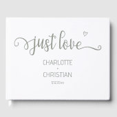 Niets Fancy gewoon liefde Gastenboek (Voorkant)