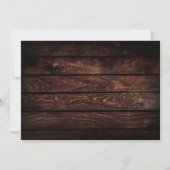 Niets Fancy, gewoon Liefde, String Lights Elopemen Kaart (Achterkant)