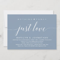 Niets fancy, gewoon liefde, trouw elopement klasse